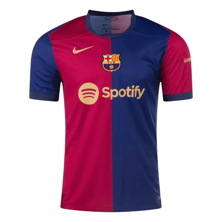 Barcelona LEWANDOWSKI #9 2024-25 Jersey Home Edition - Spotify Full Logo