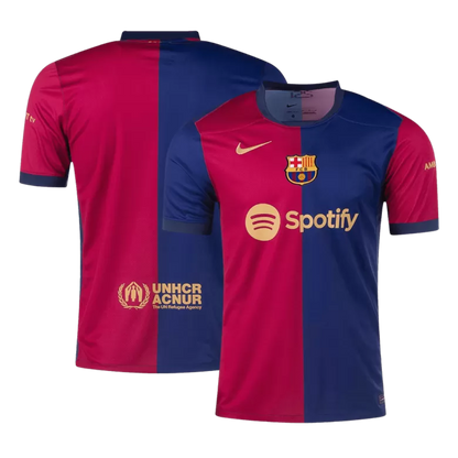 Barcelona 2024/25 Jersey Home Edition - Spotify Logo and Text