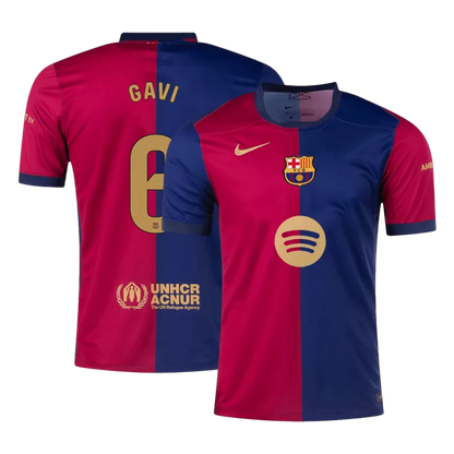 Barcelona GAVI #6 2024-25 Jersey - Spotify Logo Only