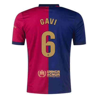 Barcelona GAVI #6 2024-25 Jersey - Spotify Logo Only