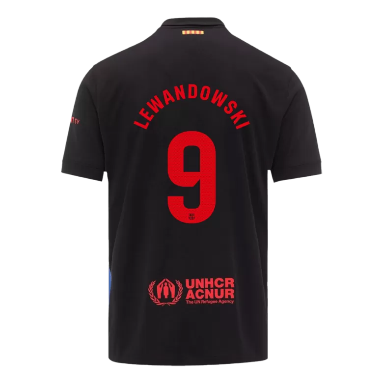 Barcelona LEWANDOWSKI #9 2024/25 Jersey Away Edition - Spotify Logo Only