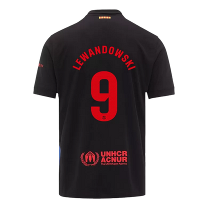 Barcelona LEWANDOWSKI #9 2024/25 Jersey Away Edition - Spotify Logo Only