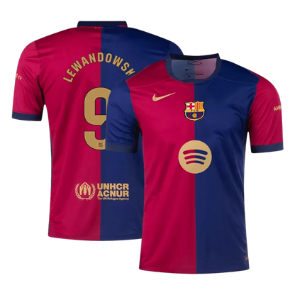 Barcelona LEWANDOWSKI #9 2024-25 Jersey - Spotify Logo Only