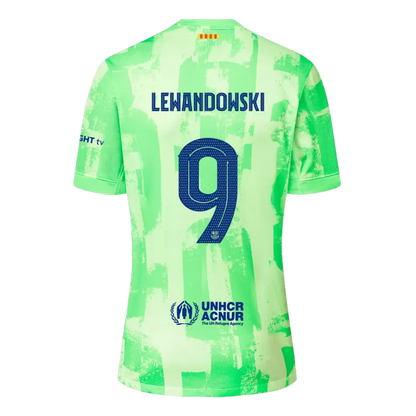 Barcelona LEWANDOWSKI #9 2024/25 Jersey Third Away Edition - Spotify Full Logo