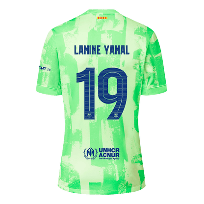 Barcelona LAMINE YAMAL #19 2024/25 Jersey Third Away Edition - Spotify Logo Only