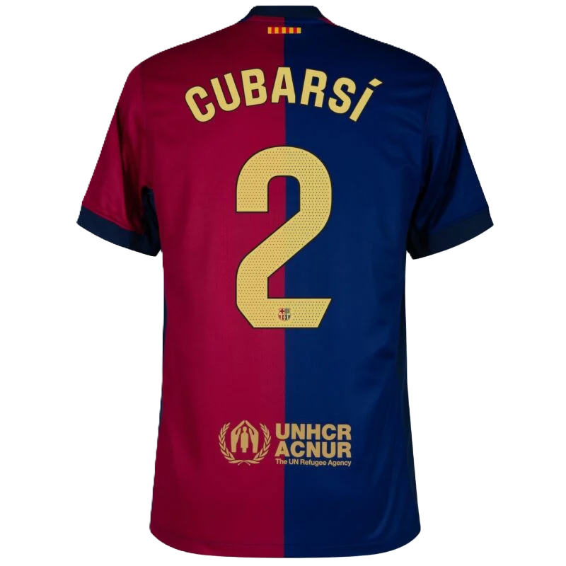 Barcelona Cubarsi #2 2024-25 Jersey Home Edition - Spotify Logo Only