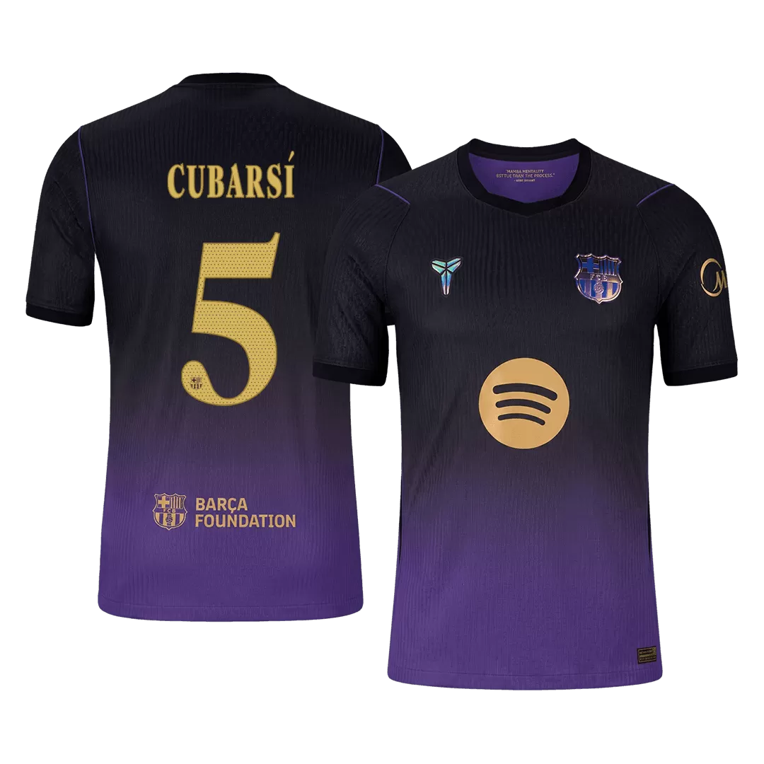 Barcelona CUBARSI #5 2026/27 Away Jersey UCL Edition