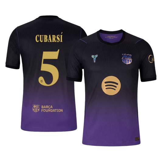 Barcelona CUBARSI #5 2026/27 Away Jersey UCL Edition