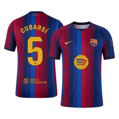 Barcelona CUBARSI #5 2026/27 Home Edition Jersey