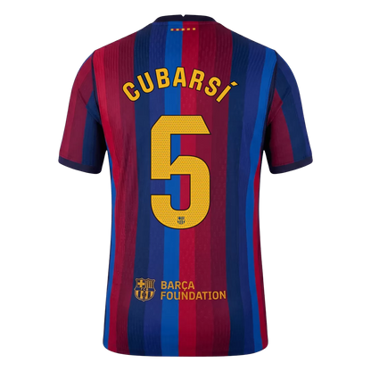 Barcelona CUBARSI #5 2026/27 Home Edition Jersey