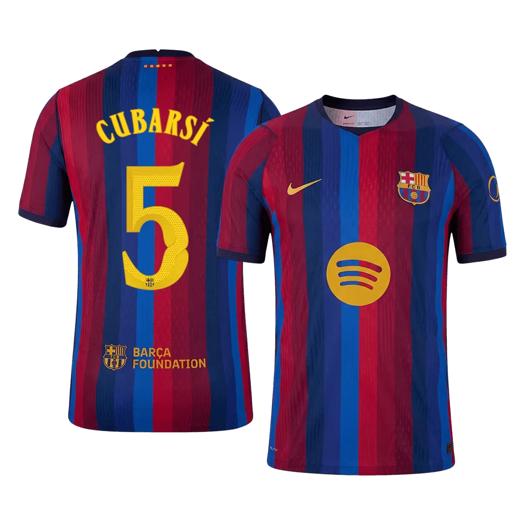 Barcelona CUBARSI #5 2026/27 Home Jersey UCL Edition