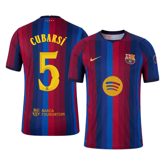Barcelona CUBARSI #5 2026/27 Home Jersey UCL Edition