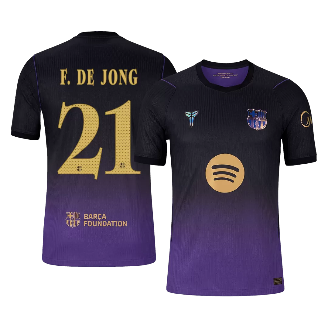 Barcelona DE JONG #21 2026/27 Away Jersey UCL Edition