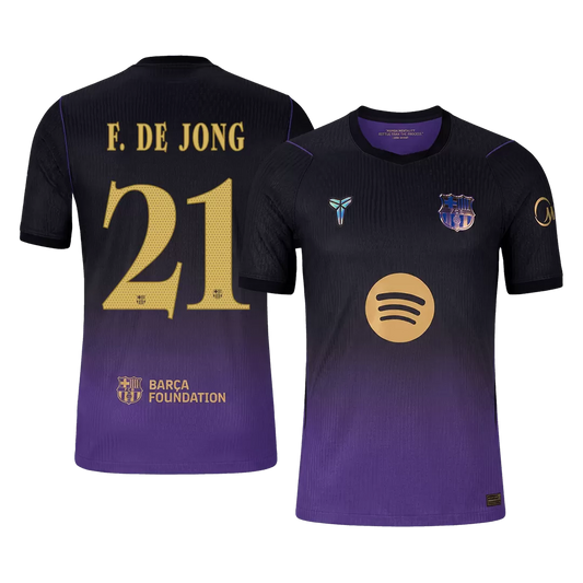 Barcelona DE JONG #21 2026/27 Away Jersey UCL Edition