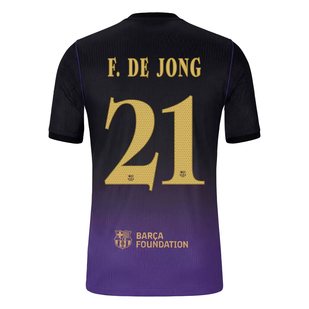 Barcelona DE JONG #21 2026/27 Away Jersey UCL Edition