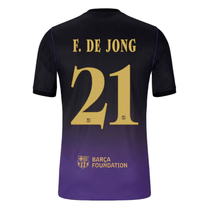 Barcelona DE JONG #21 2026/27 Away Jersey UCL Edition