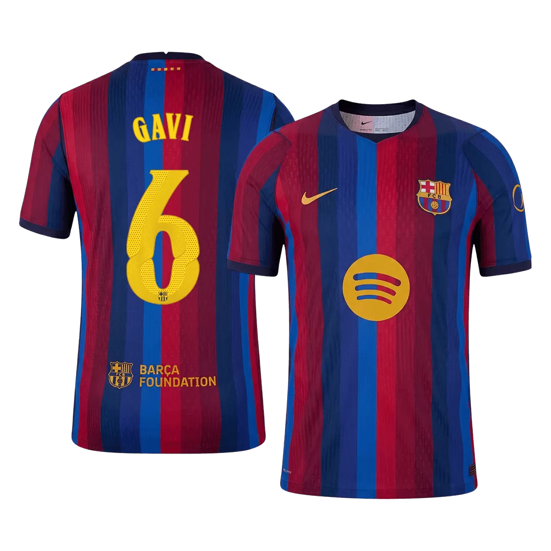 Barcelona GAVI #6 2026/27 Home Jersey UCL Edition