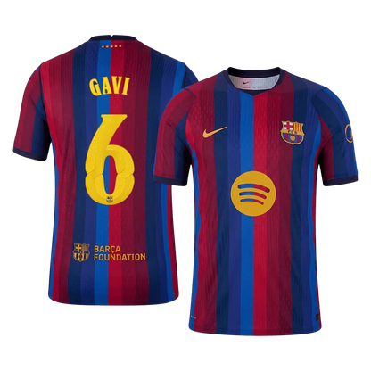 Barcelona GAVI #6 2026/27 Home Jersey UCL Edition
