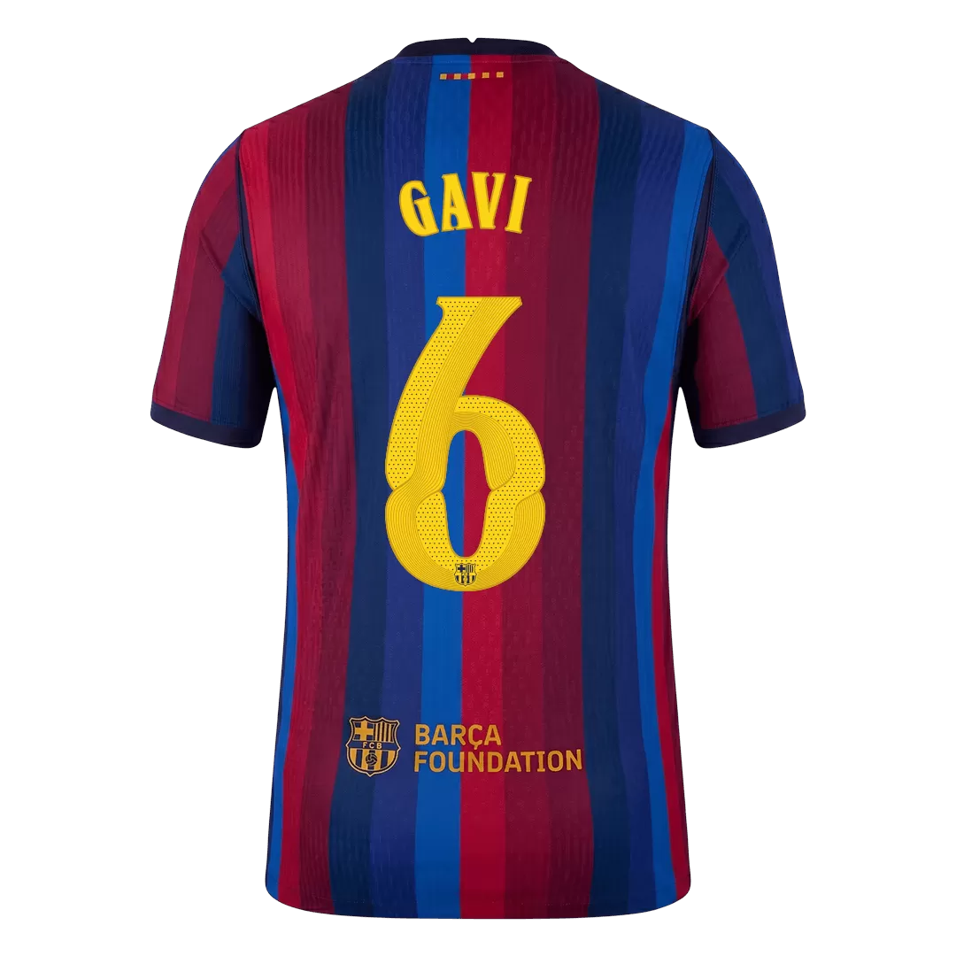 Barcelona GAVI #6 2026/27 Home Jersey UCL Edition