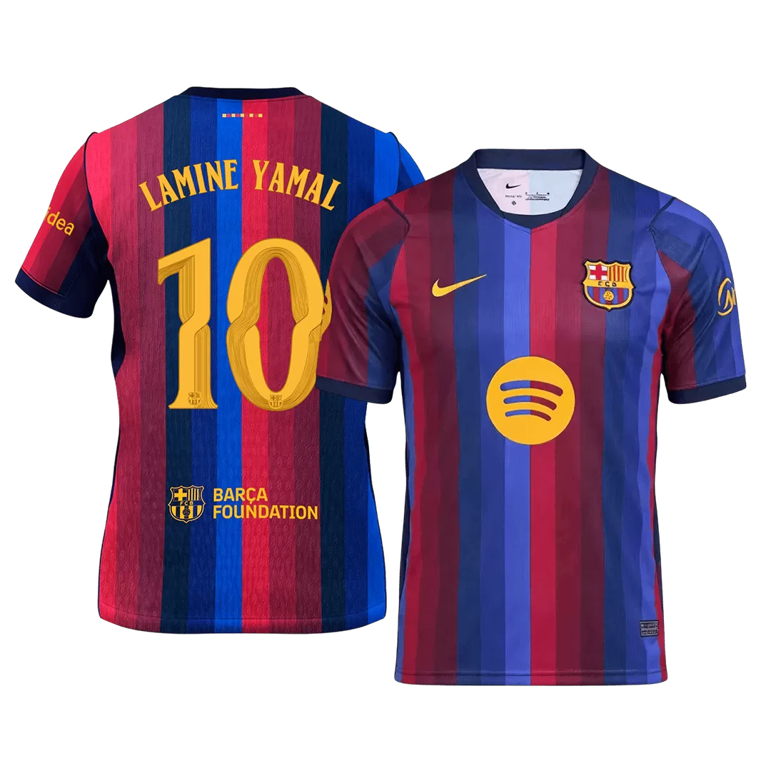Barcelona YAMAL #10 26/27 Home Edition Jersey UCL