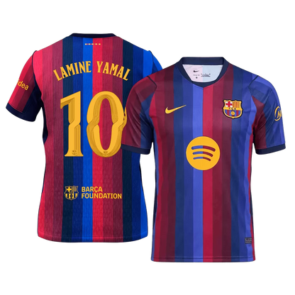 Barcelona YAMAL #10 26/27 Home Edition Jersey UCL