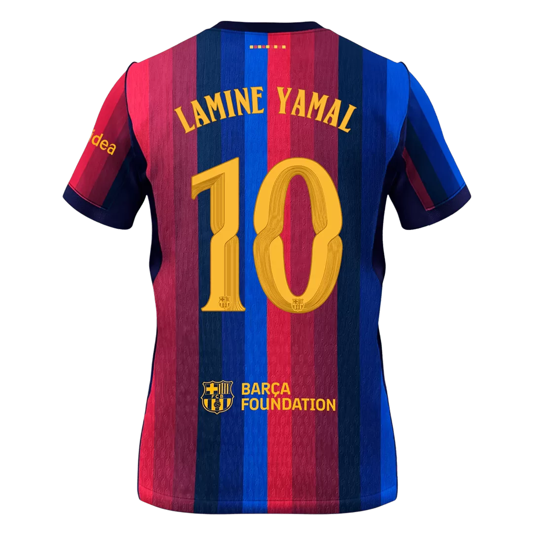 Barcelona YAMAL #10 26/27 Home Edition Jersey UCL