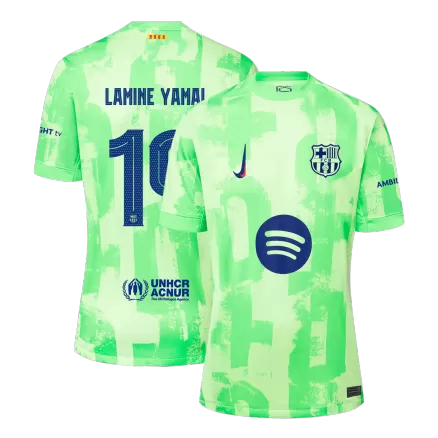 Barcelona LAMINE YAMAL #19 2024/25 Jersey Third Away Edition - Spotify Logo Only