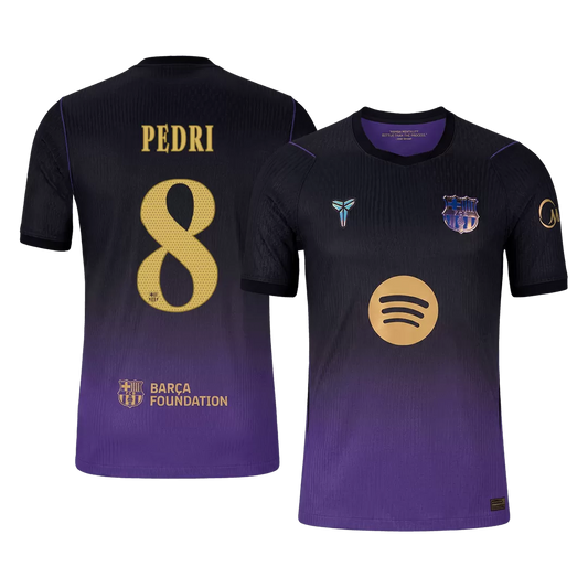 Barcelona PEDRI #8 2026/27 Away Jersey UCL Edition