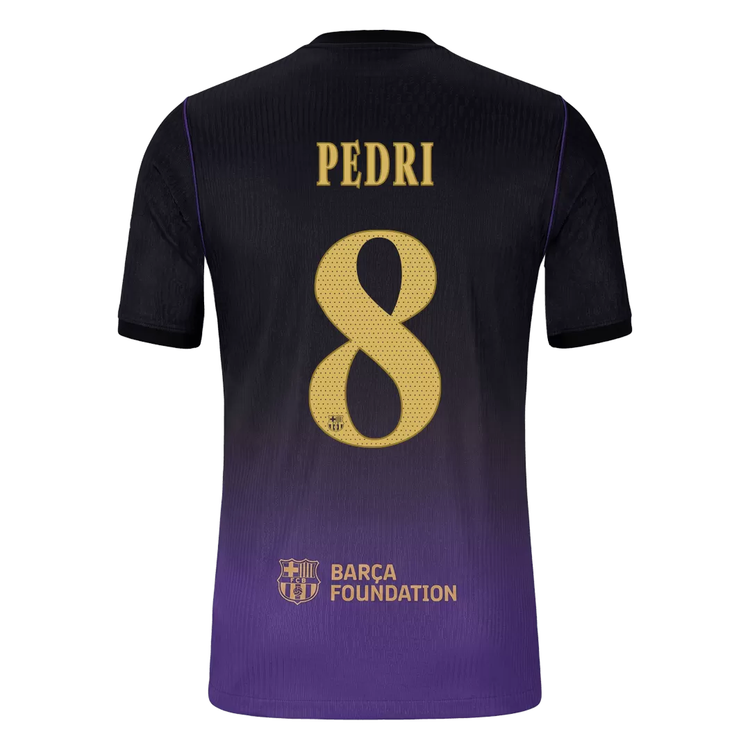 Barcelona PEDRI #8 2026/27 Away Jersey UCL Edition
