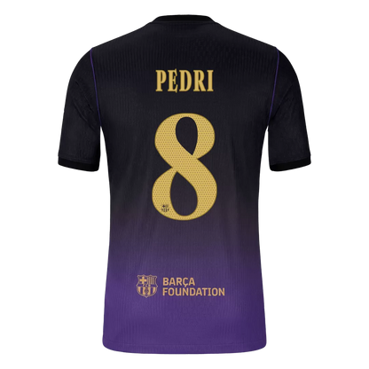 Barcelona PEDRI #8 2026/27 Away Jersey UCL Edition