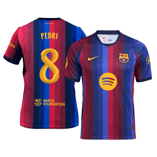 Barcelona PEDRI #8 26/27 Home Jersey UCL Edition