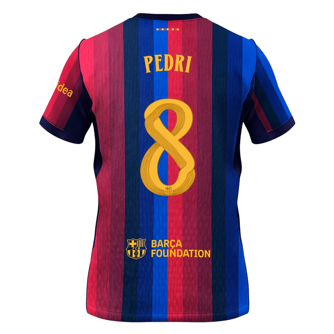 Barcelona PEDRI #8 26/27 Home Jersey UCL Edition