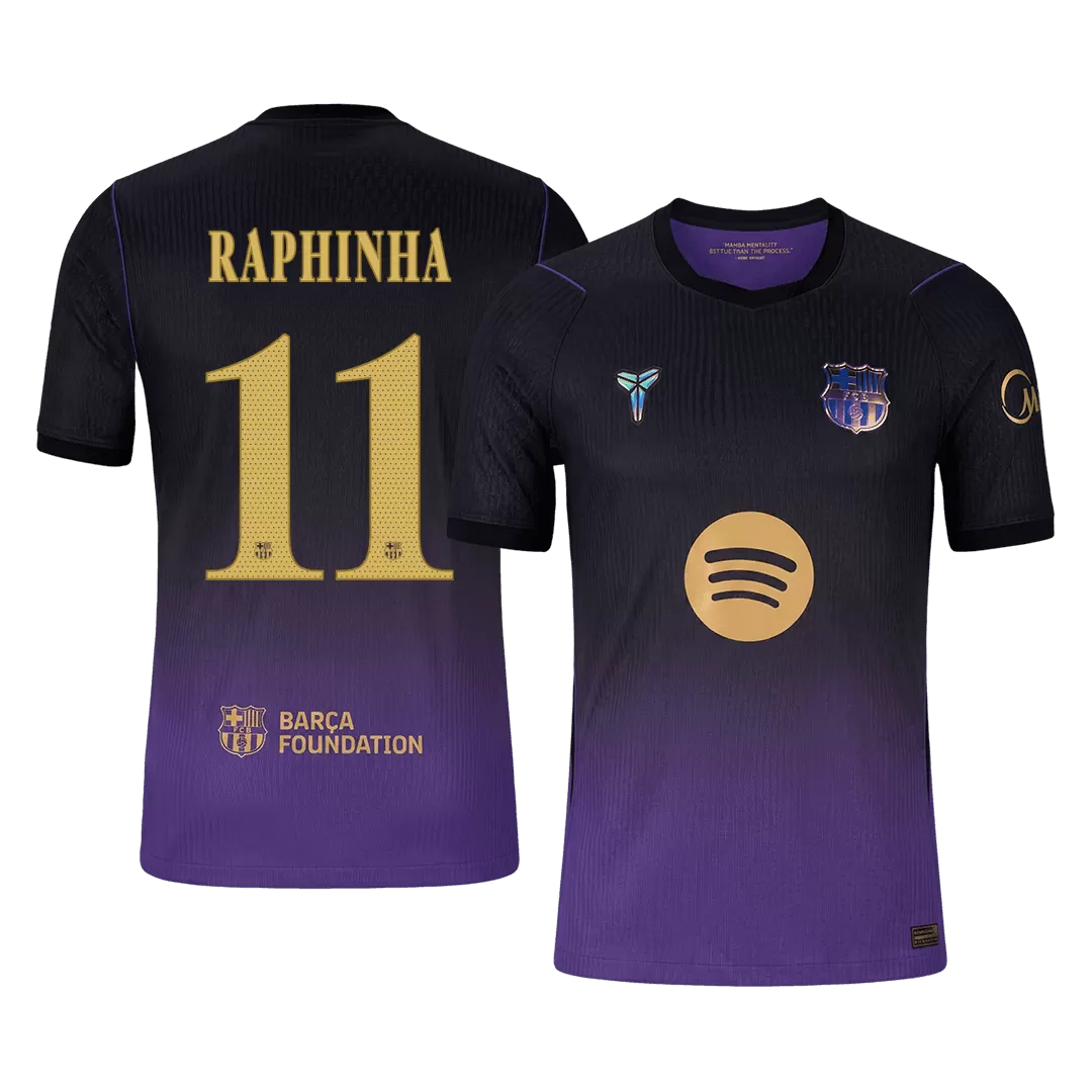 Barcelona RAPHINHA #11 2026/27 Away Jersey UCL Edition