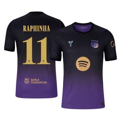 Barcelona RAPHINHA #11 2026/27 Away Jersey UCL Edition