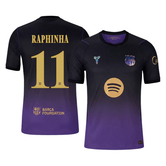 Barcelona RAPHINHA #11 2026/27 Away Jersey UCL Edition