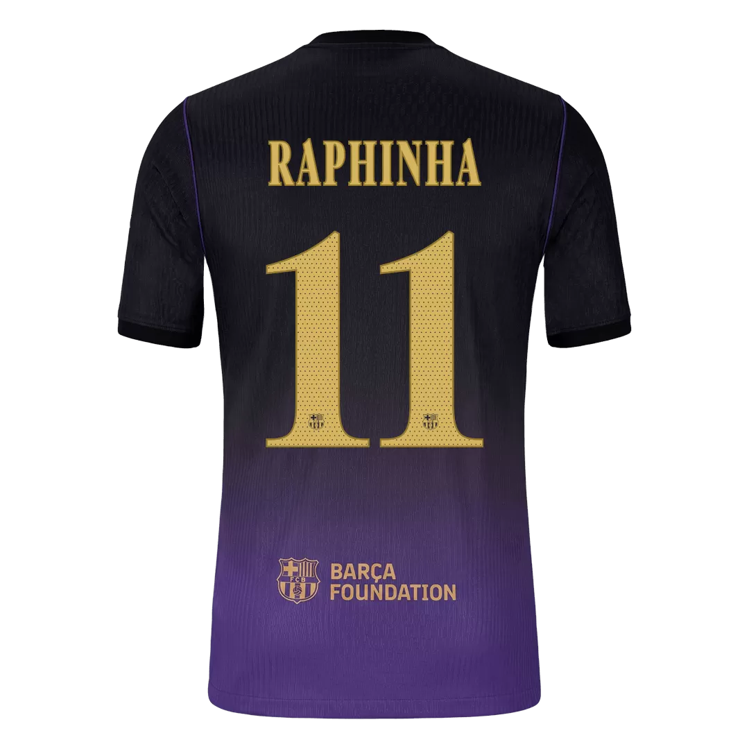 Barcelona RAPHINHA #11 2026/27 Away Jersey UCL Edition