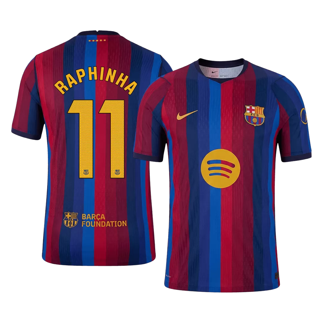 Barcelona RAPHINHA #11 2026/27 Home Edition Jersey