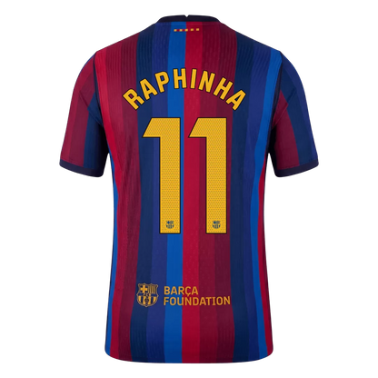 Barcelona RAPHINHA #11 2026/27 Home Edition Jersey