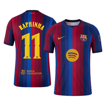 Barcelona RAPHINHA #11 2026/27 Home Jersey UCL Edition