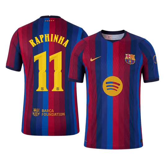 Barcelona RAPHINHA #11 2026/27 Home Jersey UCL Edition
