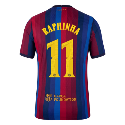 Barcelona RAPHINHA #11 2026/27 Home Jersey UCL Edition