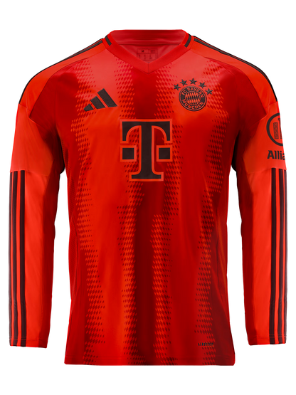 Bayern Munchen 2024/25 Long Sleeve Jersey Home Edition