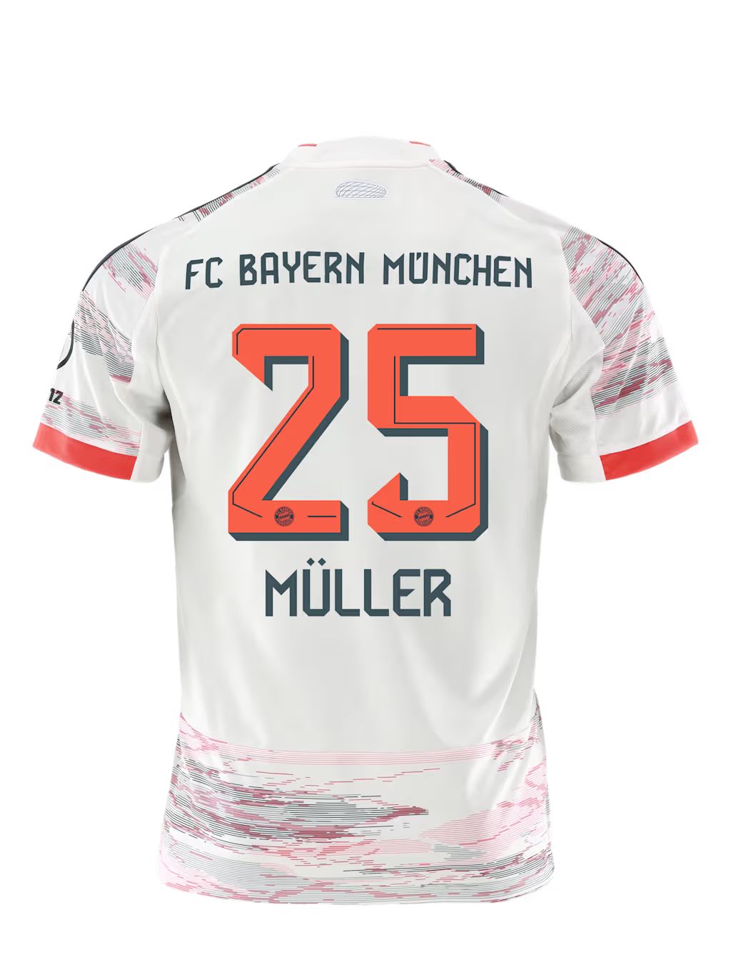 Bayern Munchen MULLER #25 2025/26 Jersey Away Edition