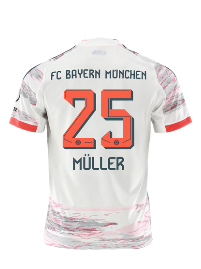 Bayern Munchen MULLER #25 2025/26 Jersey Away Edition