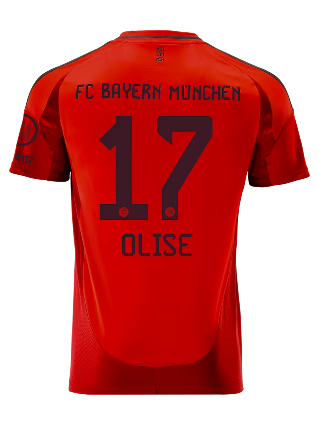 Bayern Munchen OLISE #17 2024/25 Jersey Home Edition