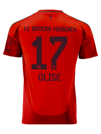 Bayern Munchen OLISE #17 2024/25 Jersey Home Edition