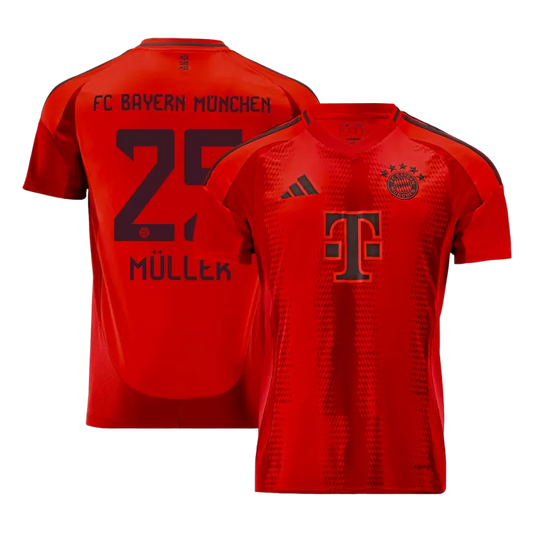 Bayern Munchen MULLER #25 2024/25 Jersey Home Edition