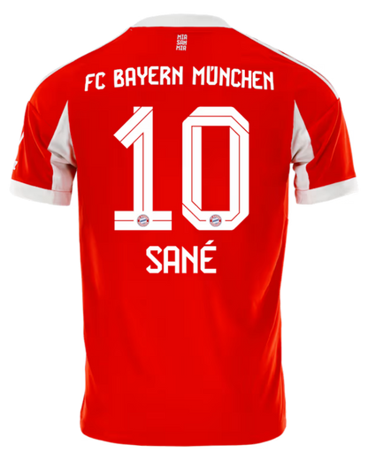 Bayern Munchen SANE #10 2025/26 Jersey Home Edition