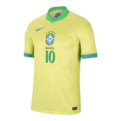 Brazil NEYMAR JR #10 2024 Jersey Home Edition