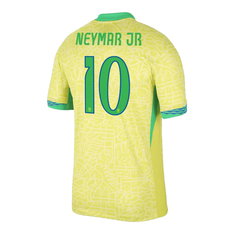 Brazil NEYMAR JR #10 2024 Jersey Home Edition